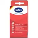 Презервативы анатомической формы с накопителем RITEX PERFECT FIT - 8 шт.