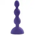 Фиолетовый анальный вибростимулятор Anal Beads S - 14,5 см. 