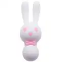 Белый вибростимулятор-зайчик Dorcel - 16 см.