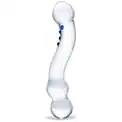  Изогнутый стеклянный стимулятор G-точки Curved G-Spot - 15,2 см. 