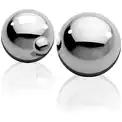 Серебристые вагинальные шарики Medium Weight Ben-Wa Balls