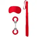 Красный набор для бондажа Introductory Bondage Kit №1