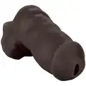 Чернокожий фаллоимитатор для ношения Packer Gear Ultra-Soft Silicone STP Packer