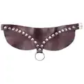Бордовый широкий ошейник Wide Collar Maroon