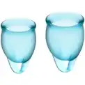 Набор голубых менструальных чаш Feel confident Menstrual Cup