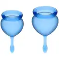 Набор синих менструальных чаш Feel good Menstrual Cup