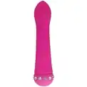 Розовый вибратор SPARKLE SUCCUBI  BLISS CARESSING VIBE - 14,2 см.