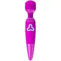 Лиловый вибромассажер Flirtatious Wand - 25 см.