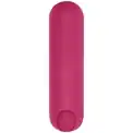 Розовая перезаряжаемая вибропуля 7 Speed Rechargeable Bullet - 7,7 см.