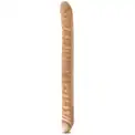Телесный двусторонний фаллоимитатор 18 inch Double Dildo - 45,7 см.