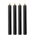 Набор из 4 черных восковых свечей Teasing Wax Candles Large