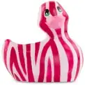 Вибратор-уточка I Rub My Duckie 2.0 Wild с розово-белым анималистическим принтом