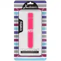 Розовая вибропуля X-Basic 10 Speeds - 13 см.