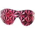 Розовая маска на глаза с геометрическим узором Pyramid Eye Mask