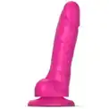 Розовый фаллоимитатор Strap-On-Me Sliding Skin Realistic Dildo size M