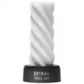 Белый 3D мастурбатор SPIRAL