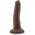 Коричневый фаллоимитатор-реалистик 5 Inch Posable Dildo - 13,9 см.