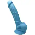 Голубой фаллоимитатор SILEXD Model 1 7’’ - 17,6 см.