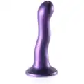 Фиолетовый фаллоимитатор Ultra Soft - 18 см.