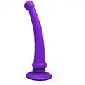 Фиолетовый анальный стимулятор Rapier Plug - 15 см.