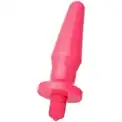 Розовая вибровтулка с закруглённым кончиком POPO Pleasure - 12,4 см.