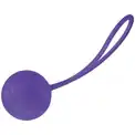 Фиолетовый вагинальный шарик Joyballs Trend Single с петелькой