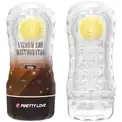 Прозрачный текстурированный мастурбатор Vacuum Cup Masturbator Stellar