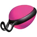 Розовый вагинальный шарик со смещенным центром тяжести Joyballs Secret