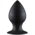 Чёрная анальная пробка Thick Anal Plug Small - 7,8 см.