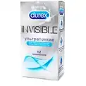 Ультратонкие презервативы Durex Invisible - 12 шт.