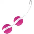 Ярко-розовые вагинальные шарики Joyballs Bicolored