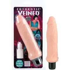  Водонепроницаемый вибромассажер Futurotic Veined Vibrating Dong 5.5 16 см 