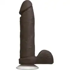  Темнокожий фаллоимитатор The Realistic Cock ULTRASKYN 20,57 см 