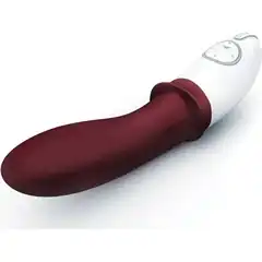  Бордовый мужской вибратор Billy Bordeaux 17,4 см 