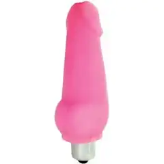  Розовый мини-вибратор Vibrator Mini 9,5 см 
