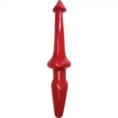  Красный двусторонний фаллос Lil Devil 24 см 