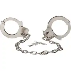  Металлические наручники с 2 ключами Chrome Hand Cuffs 