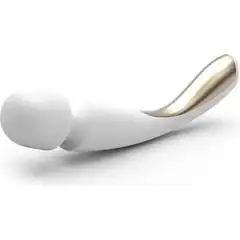  Большой профессиональный массажер Smart Wand Large белого цвета 