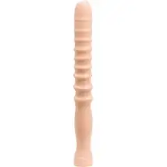  Телесный анальный стимулятор Anal Twist 29 см 
