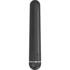  Классический чёрный вибратор F5 18 см 