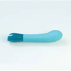  Голубой вибромассажер с изогнутой головкой Ceres G Spot 