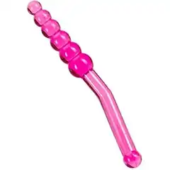  Изящный розовый анальный стимулятор Anal Angler 24 см 