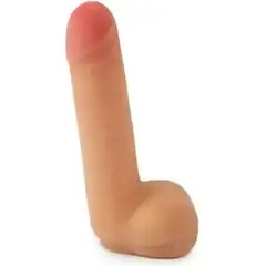  Реалистичный фаллоимитатор CyberSkin SlimLine CyberCock with Balls Light 18 см 