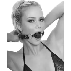  Черный кляп с дырочками Breathable Ball Gag 