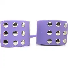  Сиреневые наручники из силикона SILICONE CUFFS 