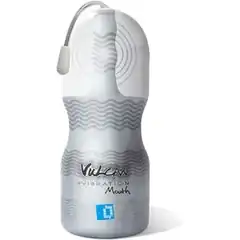  Мастурбатор-ротик с вибрацией Vulcan Love Skin Masturbator Ripe Mouth Vibe 