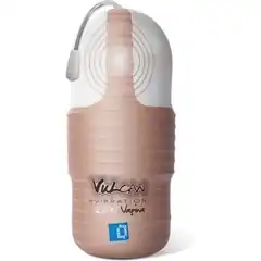  Мастурбатор-вагина с вибрацией Vulcan Love Skin Masturbator Ripe Vagina Vibe 