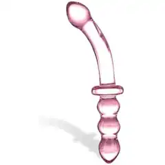  Анально-вагинальный фаллос из стекла Purple Pacifier, 20 см 