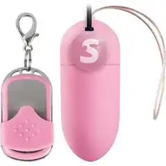  Розовое виброяйцо Rechargeable Vibrating egg с пультом ДУ 