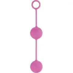  Розовые вагинальные шарики Geisha Twin Balls Deluxe 